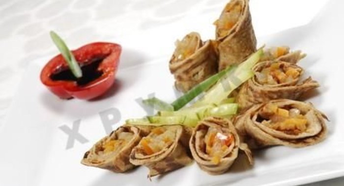 Блины гречневые без дрожжей с начинкой