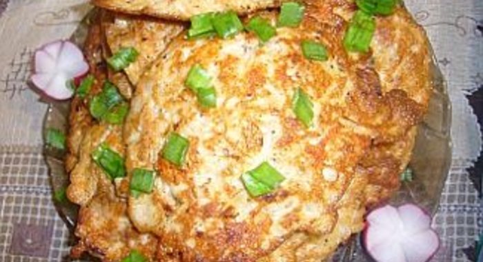 Котлеты из красной рыбы с креветками