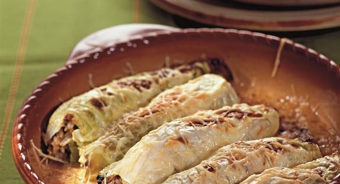 Капустные рулеты со шпротами