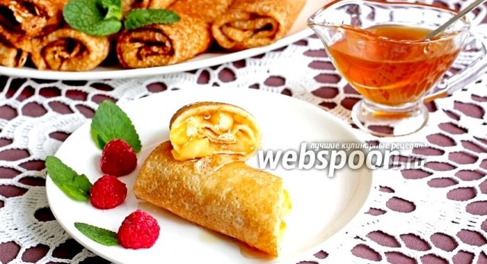 Блинчики с яблоками