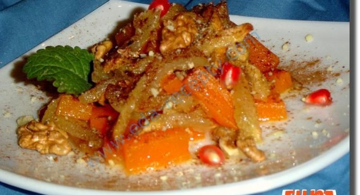 Запеканка из тыквы с яблоками в духовке