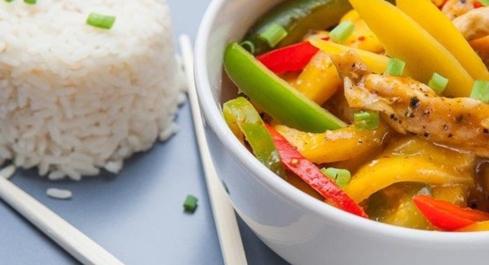 Острая курица в манговом соусе