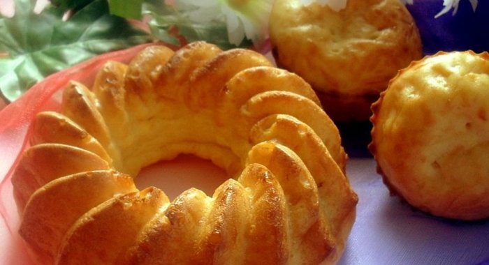 Кексы с плавленными сырками