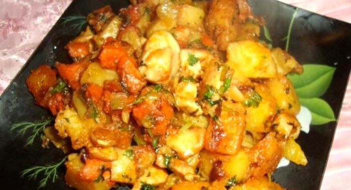 Рагу с курицей