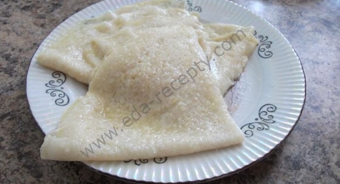 Белые блины