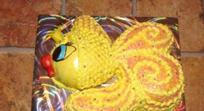 Торт Золотая рыбка