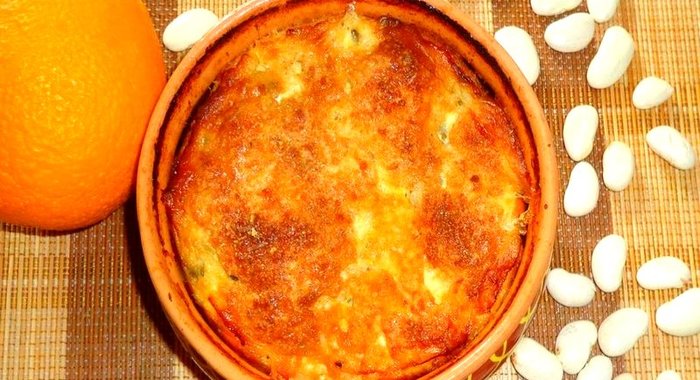 Овощная запеканка с фасолью