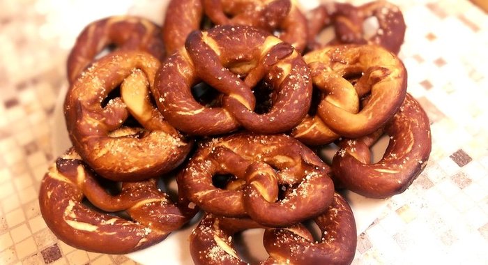 Немецкие соленые претцели