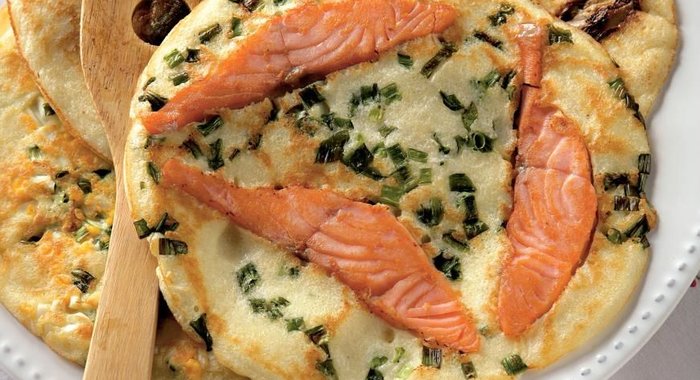 Скороспелые блины с припеком