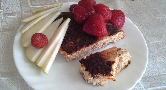 Ячневая запеканка