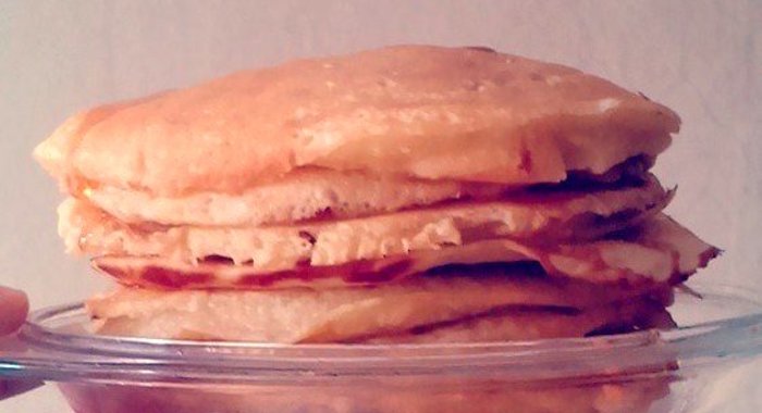 Русские панкейки на кефире