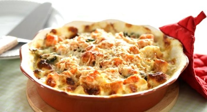 Суфле из курицы с цветной капустой