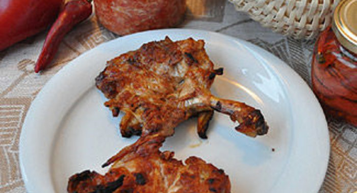 Куриные натуральные котлеты на гриле