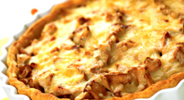 Выпечка с лисичками