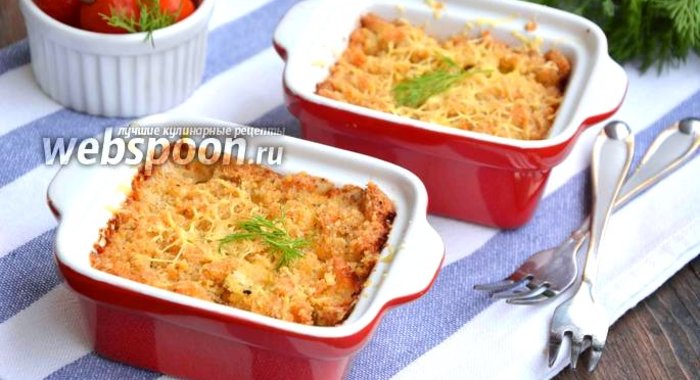 Запеканка из кабачков с творогом
