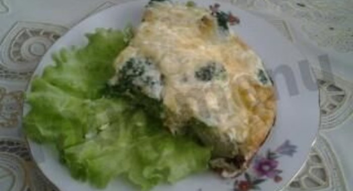 Запеканка с брокколи