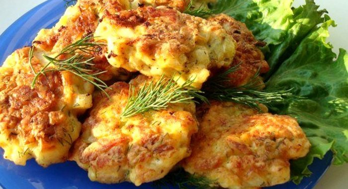 Рубленые куриные котлеты с укропом