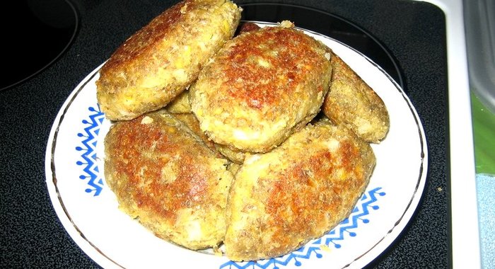 Постные котлеты из чечевицы