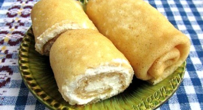 Творожные блинчики без муки