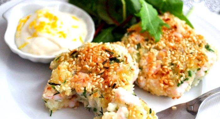 Котлеты из креветок