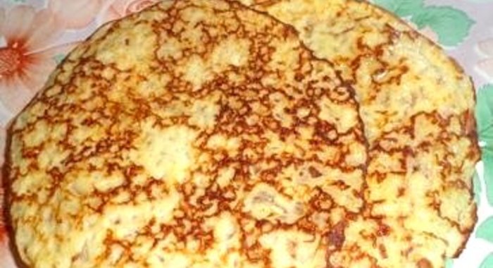 Нежные блинчики с отрубями