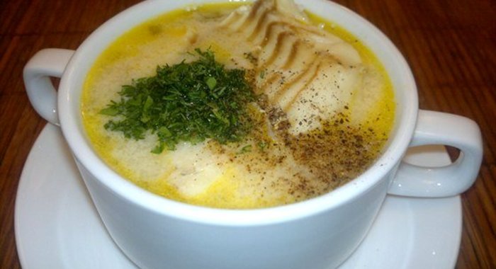 Густой рыбный суп с овощами и сливками (Ватерзой)