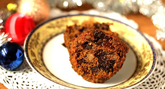 Постный рождественский кекс