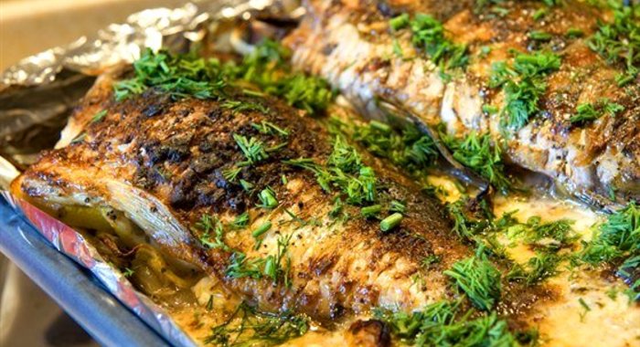 Лосось в сливочном соусе