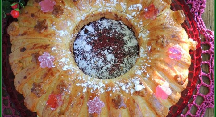 Пирог с грушей и рикоттой