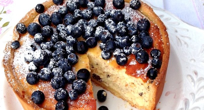 Пышная творожная запеканка