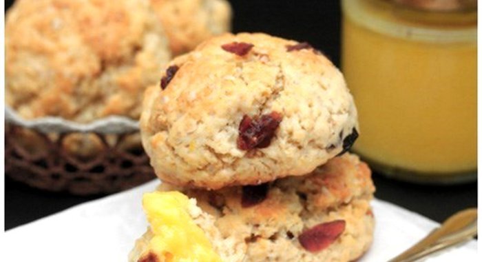 Лимонно-овсяные булочки