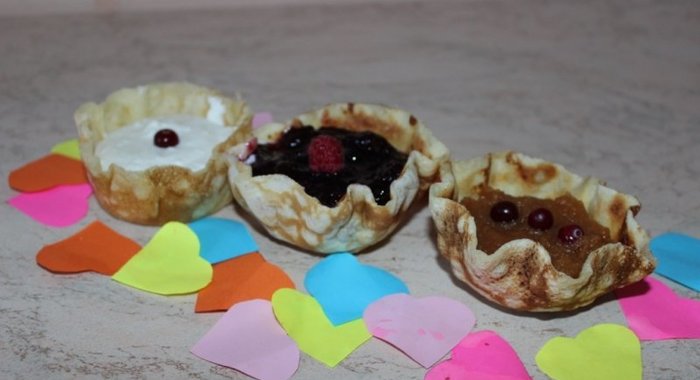 Блинные корзиночки