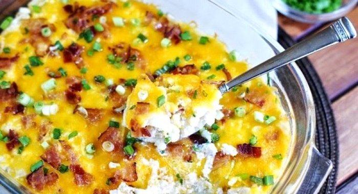 Цветная капуста, запеченная с сыром