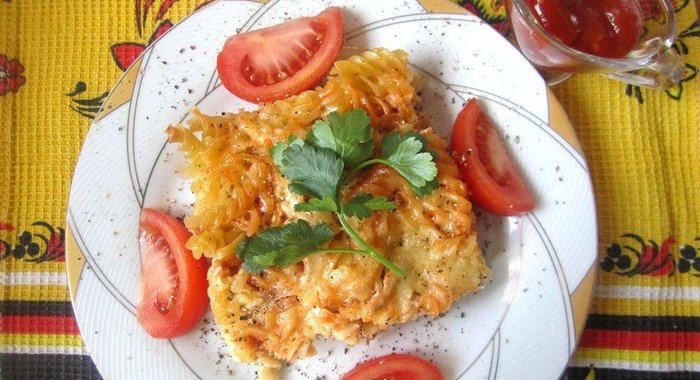 Макаронная запеканка по-простому