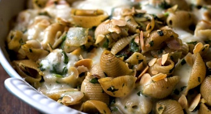 Макаронная запеканка с телячьими языками