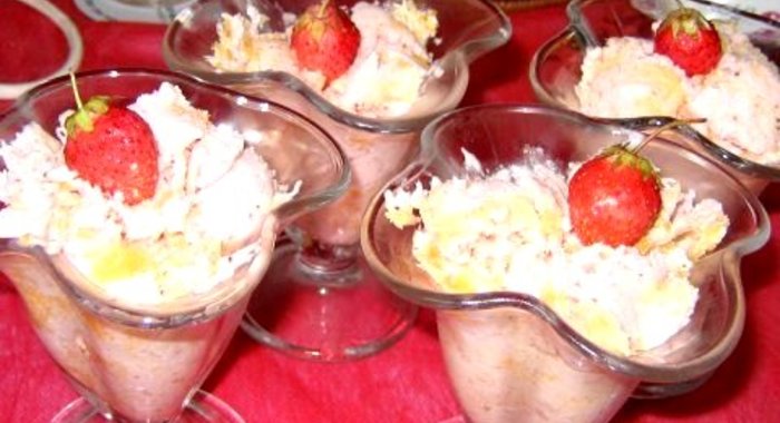 Фруктовое летнее парфе