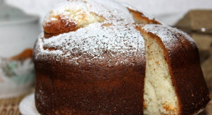 Творожный кулич