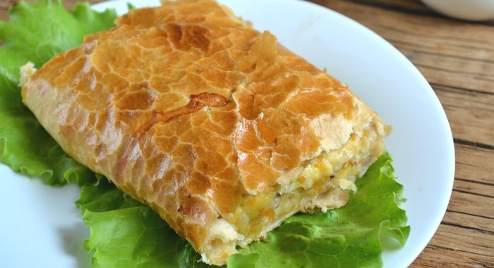 Рулет из рыбы с сыром