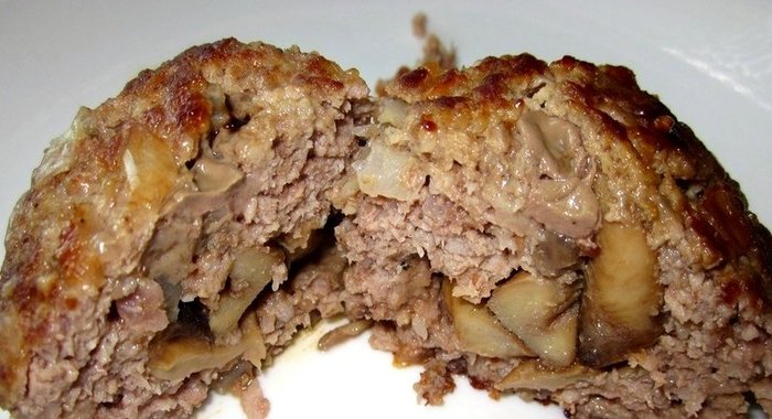 Котлеты с грибами