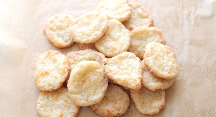 Сырное печенье с творогом