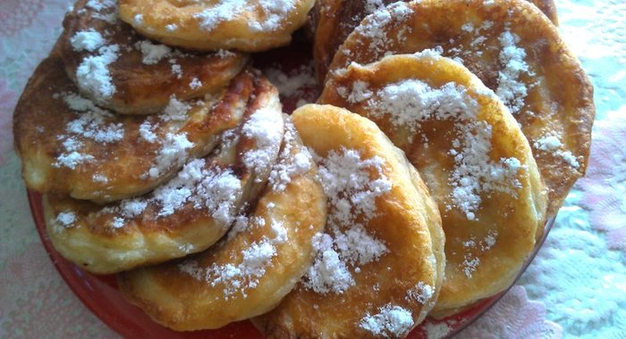 Оладьи с творогом