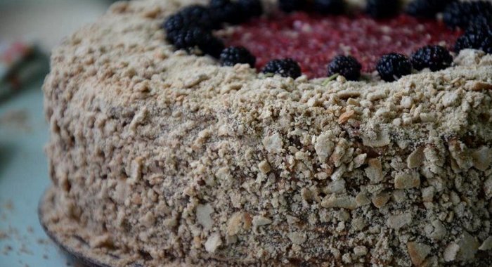 Торт на сковороде