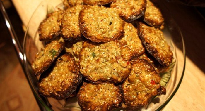 Печенье без муки с семечками и сухофруктами