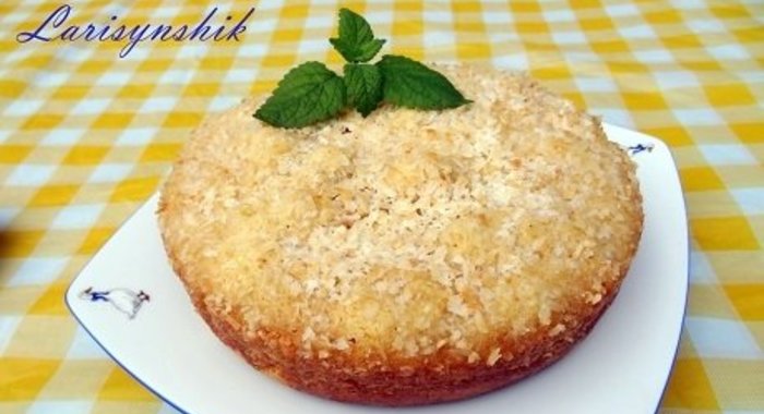 Кухен кокосовый в мультиварке