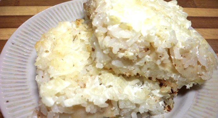 Запеканка из риса с яблоками