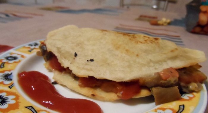 Тортилья с грибами