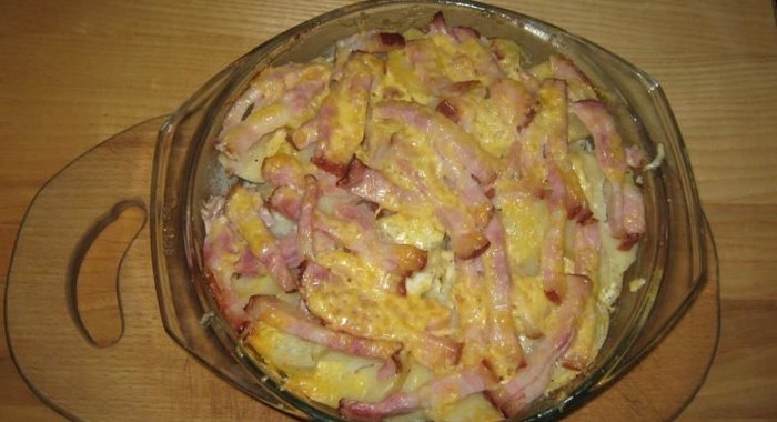 Картофельная запеканка с сыром