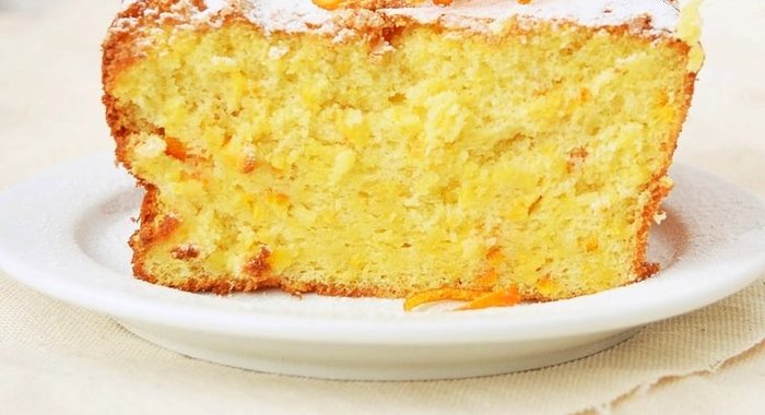 Апельсиновый кекс с изюмом