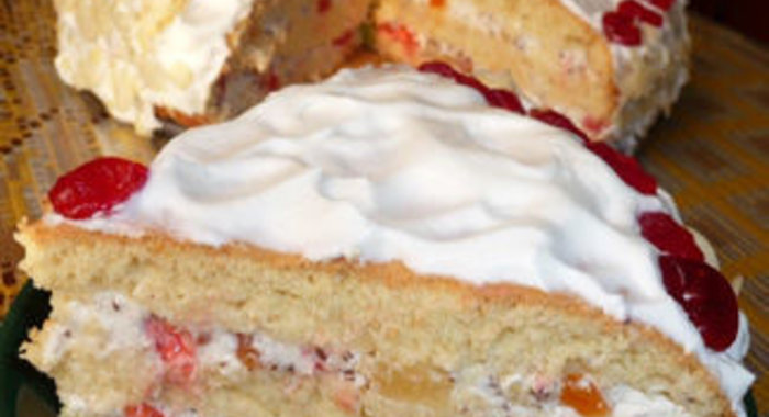 Сицилийский праздничный торт Кассата