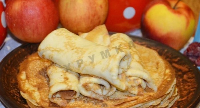 Яблочные блинчики